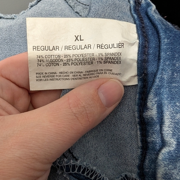 l.e.i. Acid Wash Skinny Jeggings in Size XL (Extra Large) Pull On Style - Picture 10 of 11
